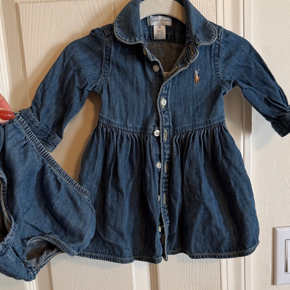 Ralph Lauren Blue Jean Baby Dress